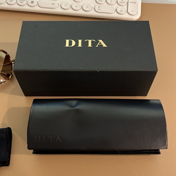 DITA Condor Two Tokyo Tortoise 12K Gold 62 sunglasses 🕶️ - Picture 6 of 9